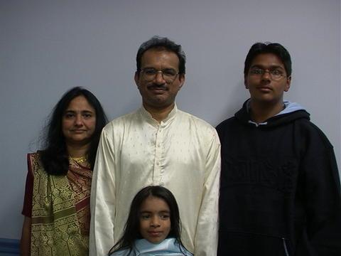 Dr Jitendra, Mukundaben and family